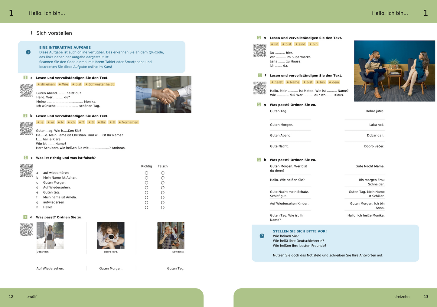 Deutsch für Anfänger (Stufe A1)