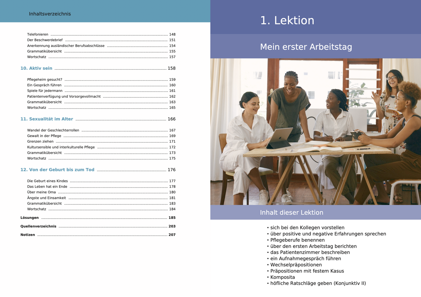 Deutsch für Medizin- und Pflegeberufe (Stufe B1 & B2)