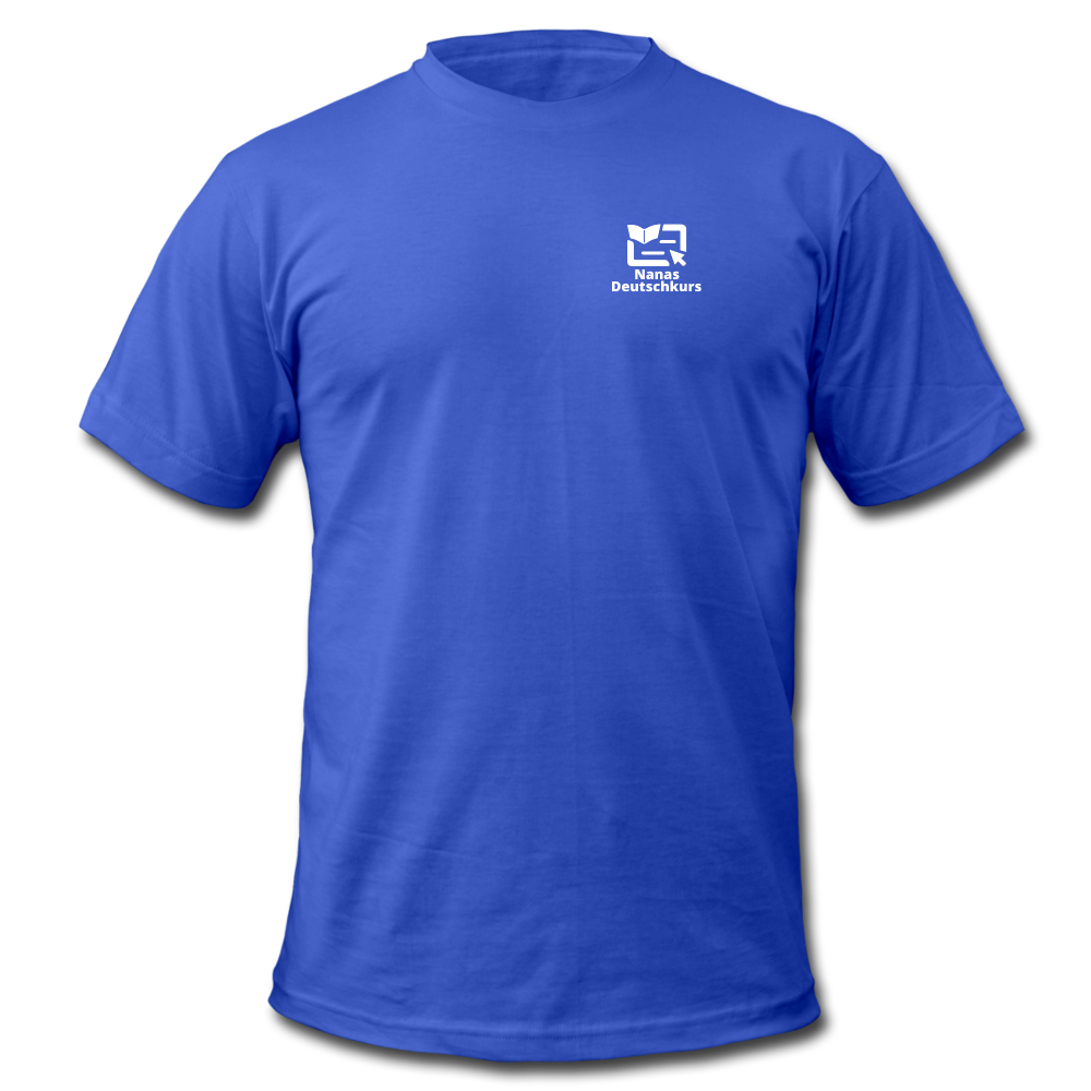 Männer T-Shirt von Bella + Canvas - Royalblau