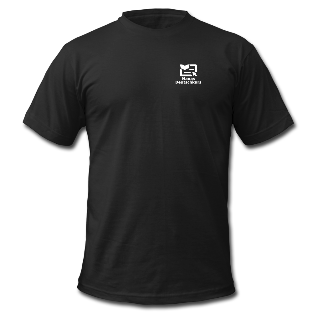 Männer T-Shirt von Bella + Canvas - Schwarz