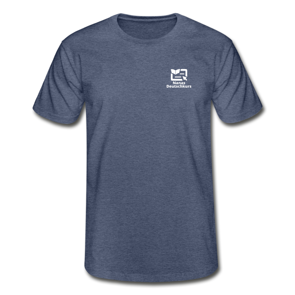 Männer-T-Shirt von Fruit of the Loom - Navy meliert