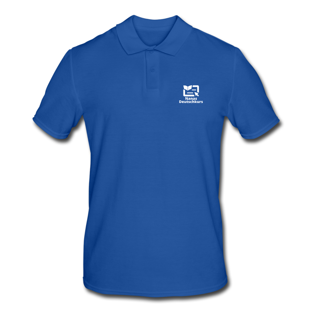 Männer Poloshirt - Royalblau