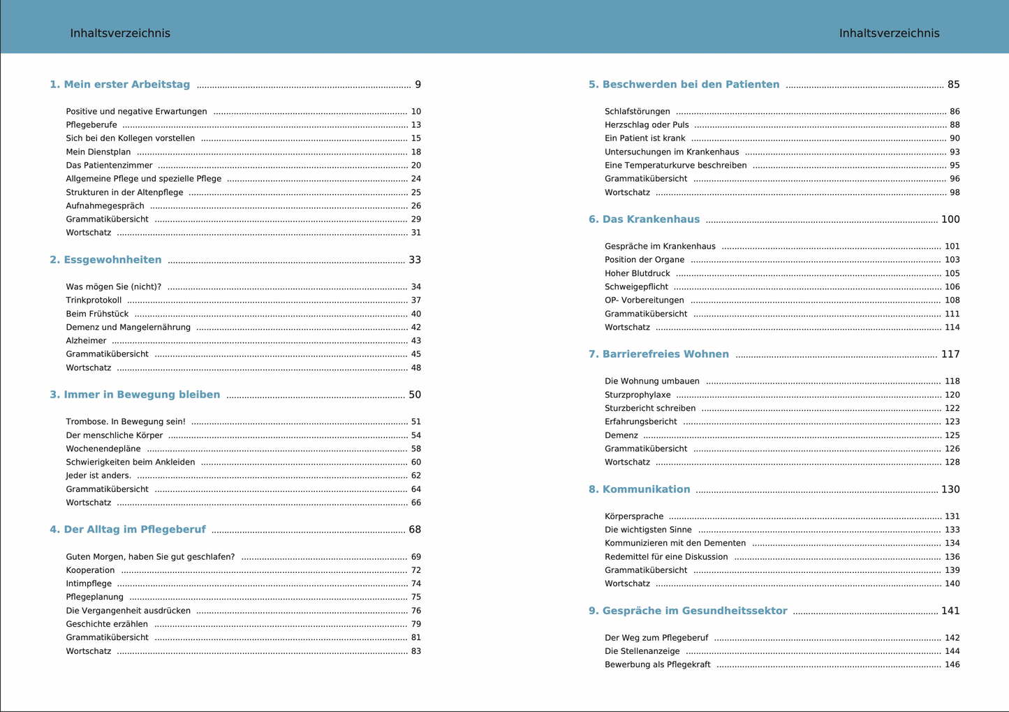 Deutsch für Medizin- und Pflegeberufe (Stufe B1 & B2)