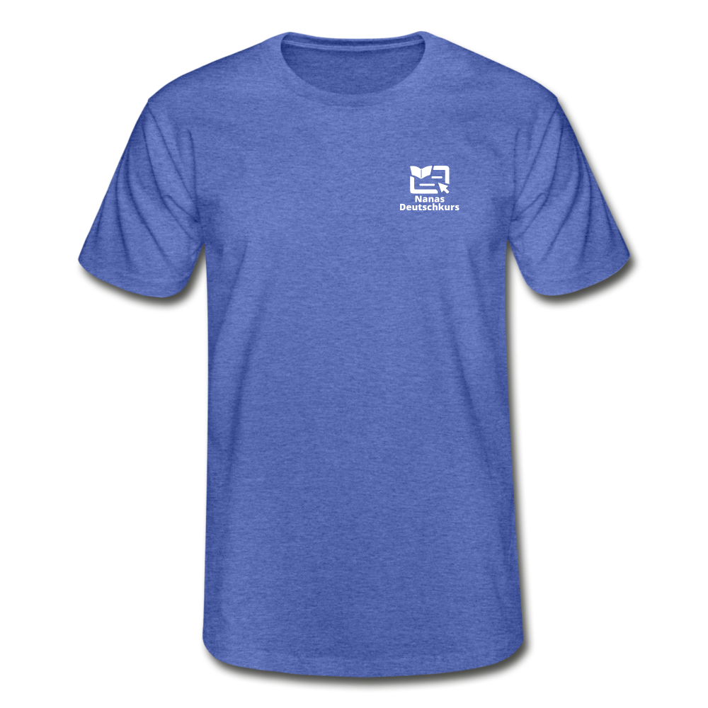 Männer-T-Shirt von Fruit of the Loom - Blau meliert